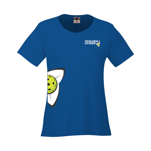 Coast Women's Emblem & Side Printed Performance T-Shirt Thumbnail