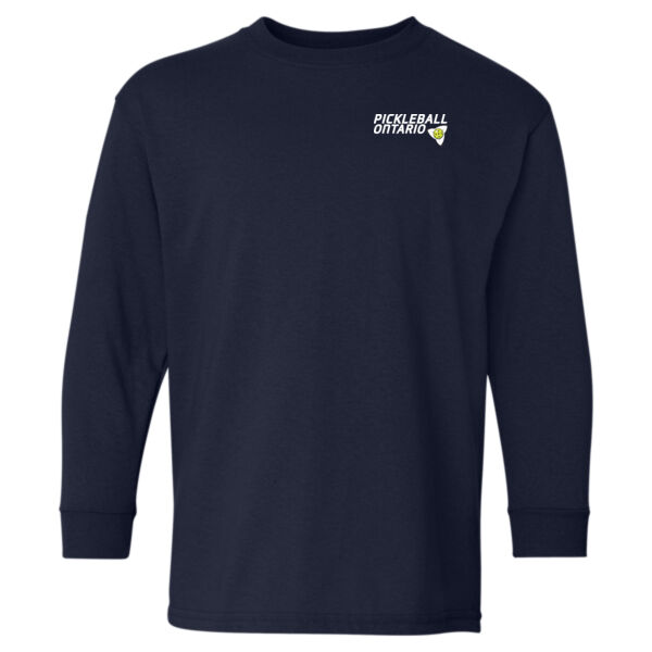 Gildan Youth Emblem Printed Long Sleeve Thumbnail