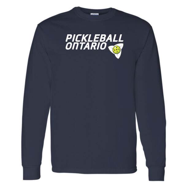 Gildan Unisex Crest Printed Long Sleeve Thumbnail