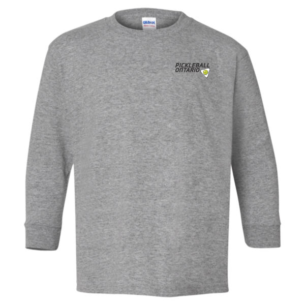 Gildan Youth Emblem Printed Long Sleeve Thumbnail