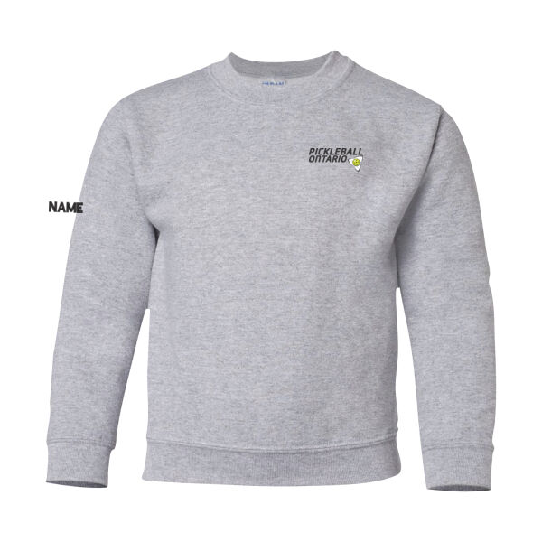 Gildan Youth Emblem Printed Crewneck Thumbnail