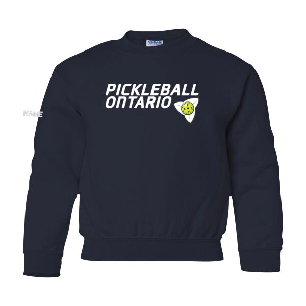 Gildan Youth Crest Printed Crewneck Thumbnail