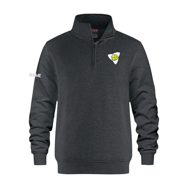 Flux Unisex Icon Emblem Printed Quarter-Zip Thumbnail