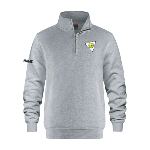 Flux Unisex Icon Emblem Printed Quarter-Zip Thumbnail