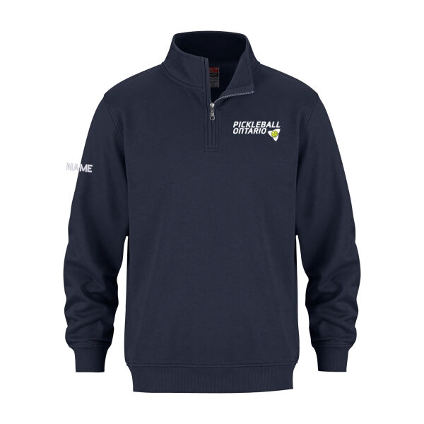 Flux Unisex Emblem Printed Quarter-Zip Thumbnail