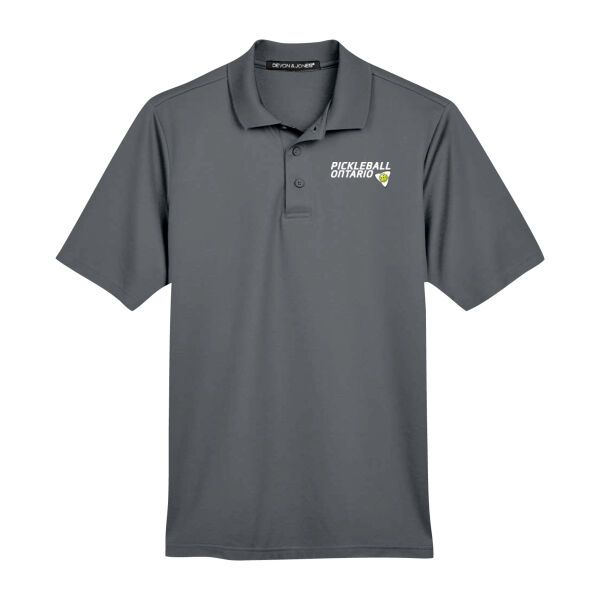 CrownLux Men's Emblem Printed Polo Thumbnail