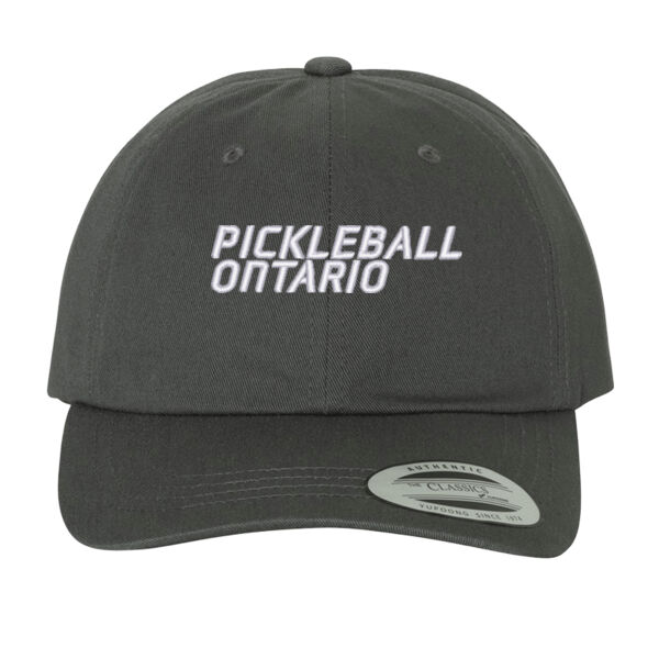 YP Classics Adult Text Embroidered Dad Cap Thumbnail