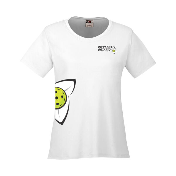 Coast Women's Emblem & Side Printed Performance T-Shirt Thumbnail