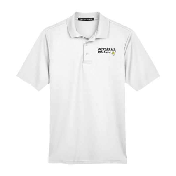 CrownLux Men's Emblem Printed Polo Thumbnail