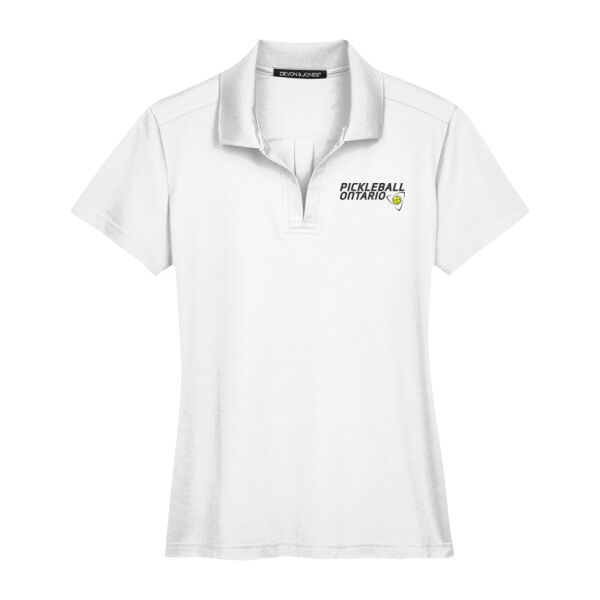 CrownLux Women's Emblem Printed Polo Thumbnail