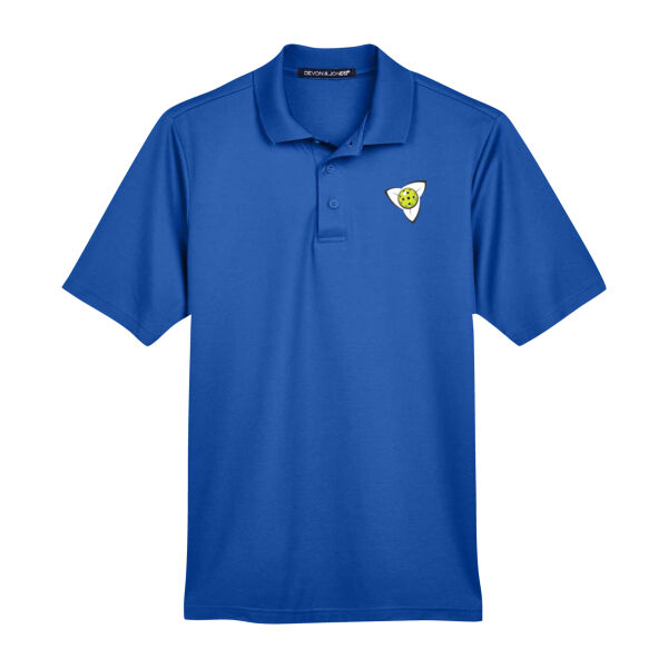 CrownLux Men's Icon Emblem Printed Polo Thumbnail