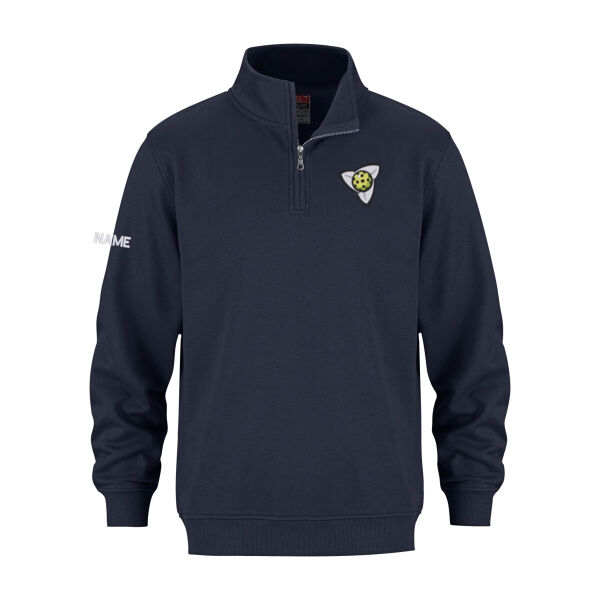 Flux Unisex Icon Emblem Embroidered Quarter-Zip Thumbnail