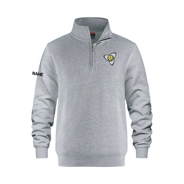 Flux Youth Icon Emblem Embroidered Quarter-Zip Thumbnail