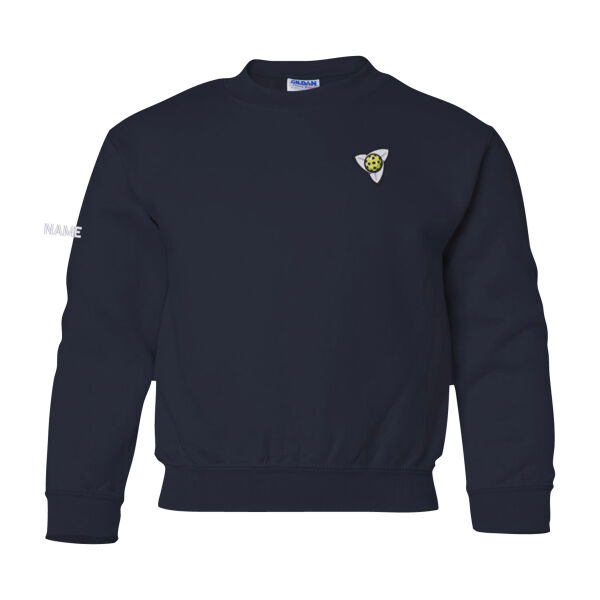 Gildan Youth Icon Emblem Embroidered Crewneck Thumbnail