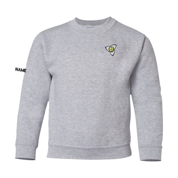 Gildan Youth Icon Emblem Embroidered Crewneck Thumbnail